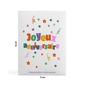 Sachet message - joyeux anniversaire