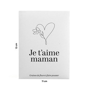 Sachet message - maman je t'aime