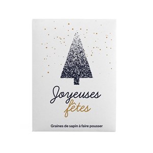 Sachet message - joyeuses fêtes