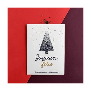 Sachet message - joyeuses fêtes