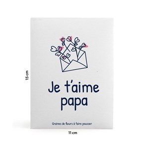 Sachet message - papa je t'aime