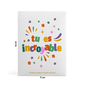 Sachet message - tu es incroyable