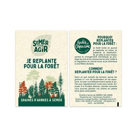Sachet semer pour agir - je replante pou