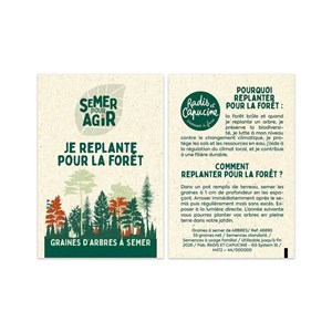 Sachet semer pour agir - je replante pou