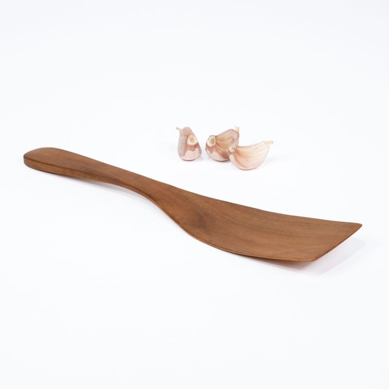 Set de 2 spatules gordon en teck naturel 30cm