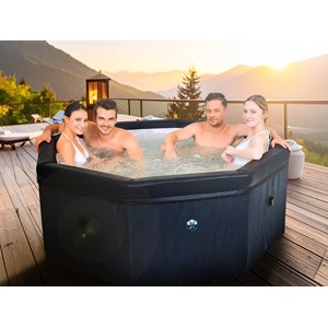 Spa portable semi-rigide octopus octogonal bulles 4-6 places - netspa