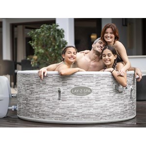 Spa gonflable lay-z-spa vancouver rond airjet plus 3&nbsp;5 places - bestway