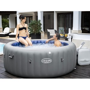 Spa gonflable lay-z-spa santorini rond hydrojet pro 5&nbsp;7 places - bestway
