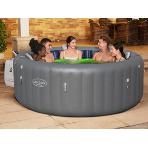 Spa gonflable lay-z-spa santorini rond hydrojet pro 5&nbsp;7 places - bestway
