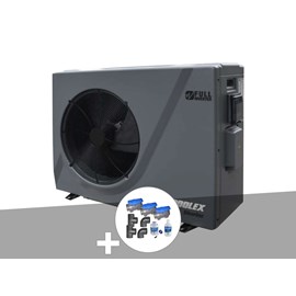 Pompe à chaleur 9,50 kw poolex silverline fi 90 + kit by-pass ø 50 mm