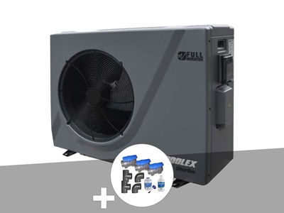 Pompe à chaleur 20,10 kw poolex silverline fi 200 + kit by-pass ø 50 mm