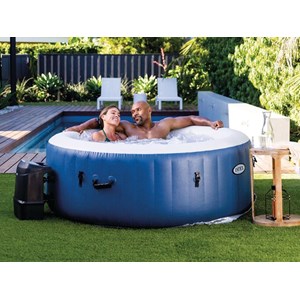 Spa gonflable purespa blue one rond bulles 2&nbsp;4 places - intex
