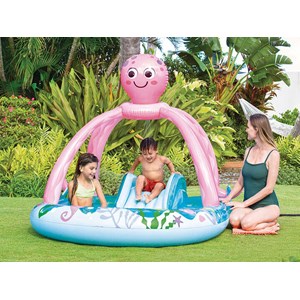 Aire de jeux gonflable pieuvre - intex