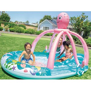 Aire de jeux gonflable pieuvre - intex