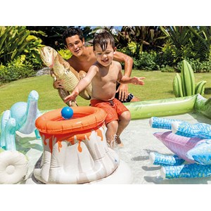 Aire de jeux gonflable dino aventure - intex