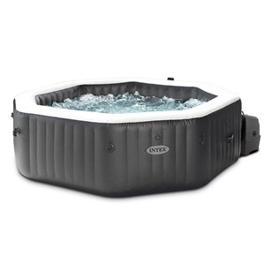 Spa gonflable purespa carbone octogonal jets et bulles 4 places - intex