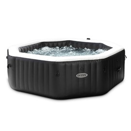 Spa gonflable purespa carbone octogonal bulles et jets 6 places - intex