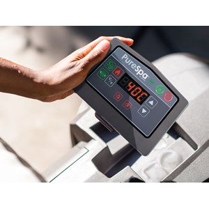 Spa gonflable purespa carbone octogonal bulles et jets 6 places - intex