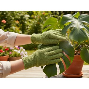 Gants anti-poussière pour plantes vertes - esschert design