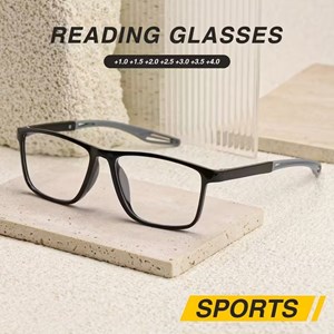 Lunettes loupes noir-orange 2.5 Orange