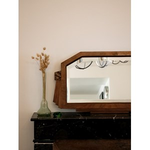 Igor, le miroir art déco en bois n°911