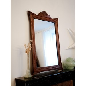 Miroir art déco en bois n°949