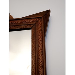 Miroir art déco en bois n°949