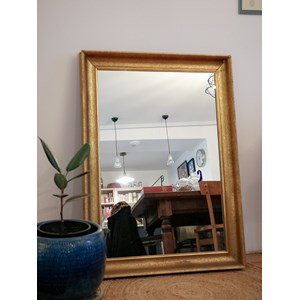 Georges, le miroir doré en bois n°942