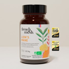 Gélules extrait de lion's mane focus mémoire clarté 112 gélules french mush