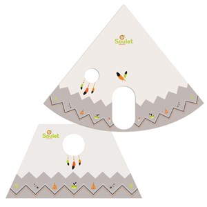 Tipi enfant pour portique bois 2,22 m et