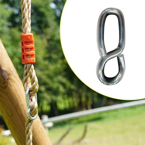 Balançoire souple verte pour portique en