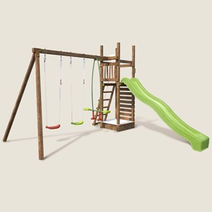 Aire de jeux soulet happy swing & climbi