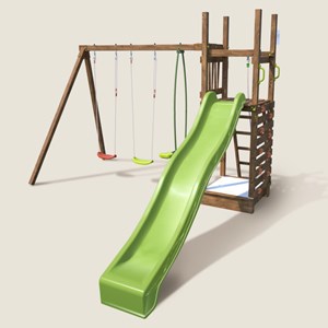 Aire de jeux soulet happy swing & climbi