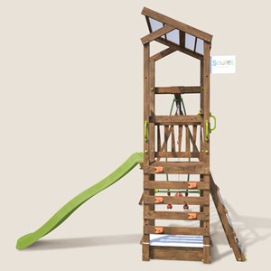 Aire de jeux avec toboggan happy swing &