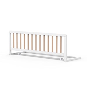 Barrière lit - 110 cm - blanc - naturel
