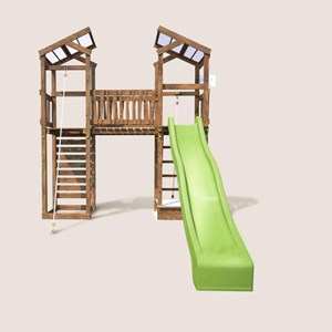 Aire de jeux 2 tours avec toboggan funny