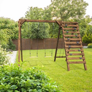 Aire de jeux en bois pour enfants trista