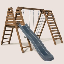Aire de jeux pour enfants avec toboggan