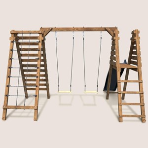 Aire de jeux pour enfants avec toboggan