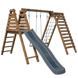 Aire de jeux pour enfants avec toboggan