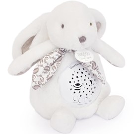 Veilleuse musicale projections d'étoiles blanc (24 cm)