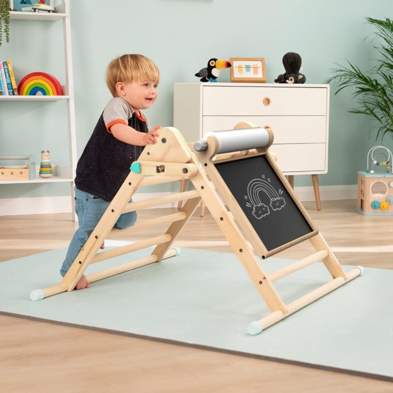 Triangle d'escalade pliable avec tablea (Active Tots) - Couverture