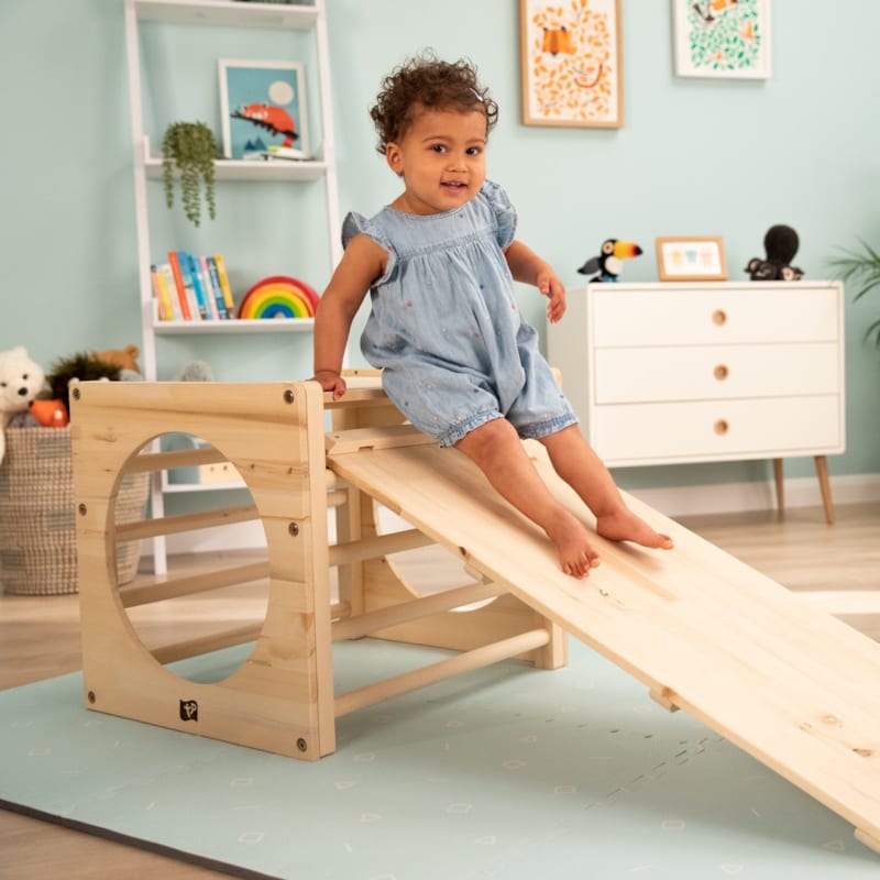 Cubes d'escalade x2 avec pont-toboggan (Active Tots) - Couverture