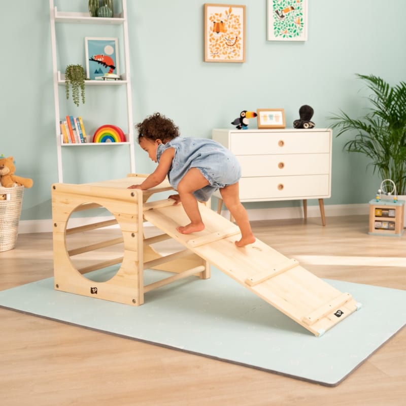Cubes d'escalade x2 avec pont-toboggan (Active Tots) - Image 2