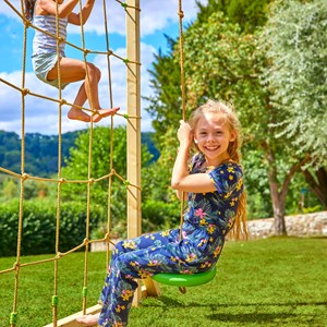 Filet à grimper et tyrolienne