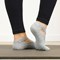 2 paires chaussettes antidérapantes yoga gris