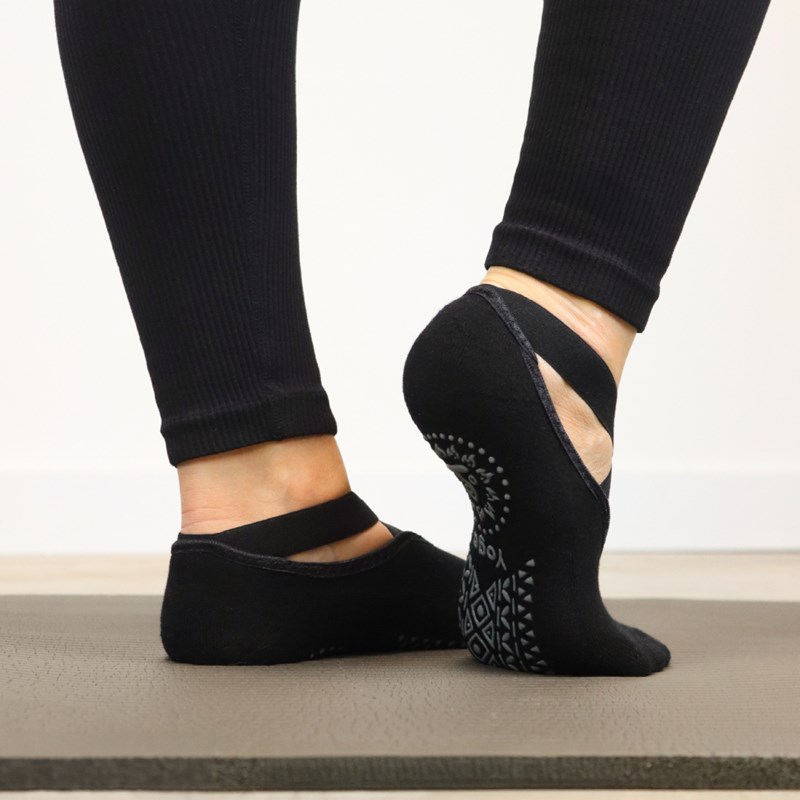 4 paires chaussettes antidérapantes yoga