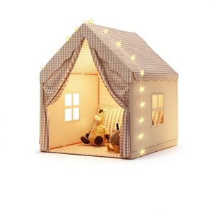 Tente de jeu enfants beige
