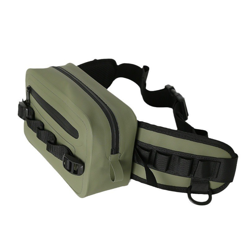 Sac banane technique imperméable - certifié ipx8 olive