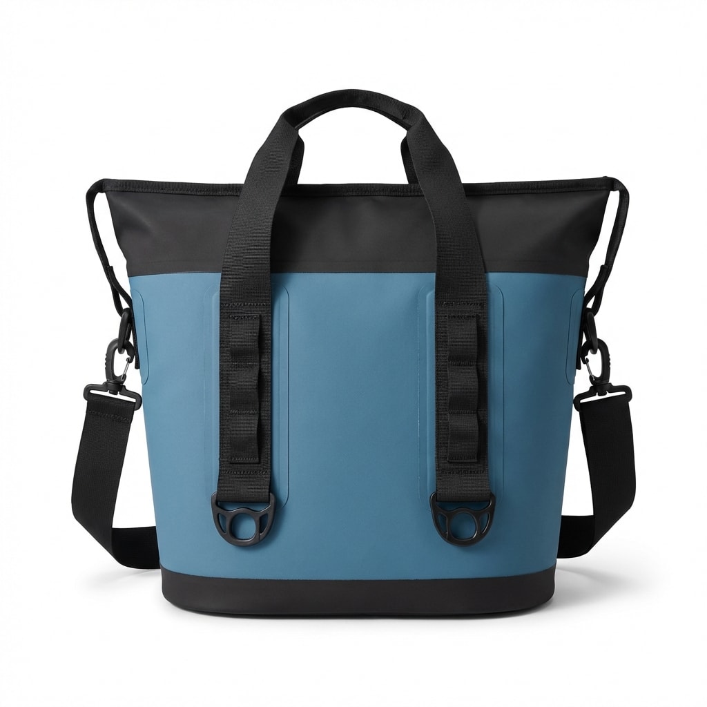 Sac Isotherme TOATELU 15L Pliable – Glacière 250 Ml Incluse – Tissu Oxford Aluminium Pour Pique-nique Camping Courses